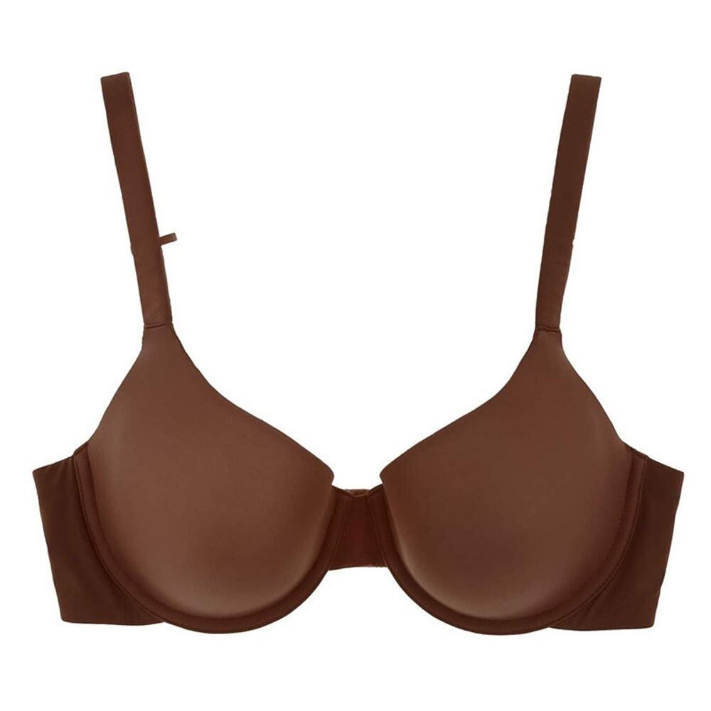Undies Women's Classic Underwire Microfiber Adjustable T-Shirt Bra Size 34C